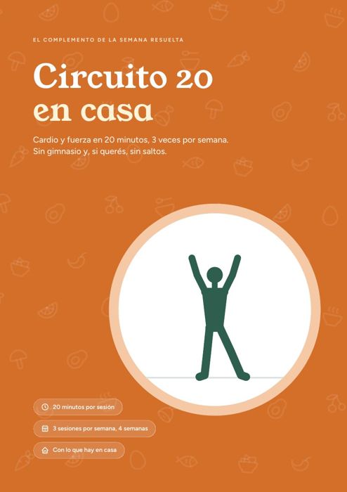 Tapa del Circuito 20 en casa